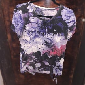 Calvin Klein Jeans floral print t-shirt Large 💐